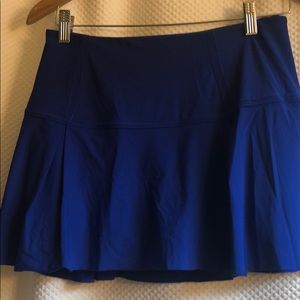 Royal blue tennis skirt